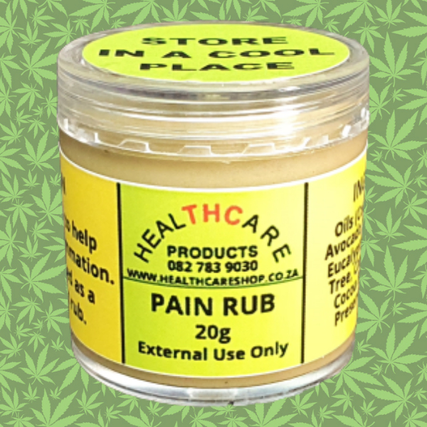 A160 - PAIN RUB 20g (200mg Cannabis Oil)