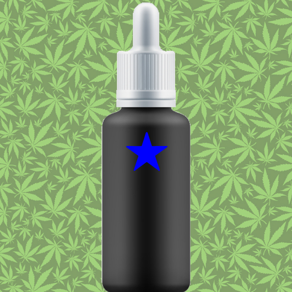 A040 - Full Spectrum Oil 10ml High CBD (1000mg) BLUE STAR