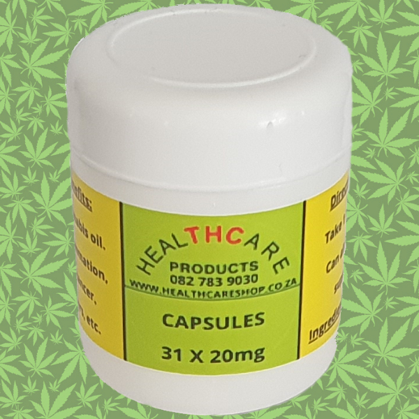 A190 - Capsules (31 Capsules X 20mg Indoor Sativa each)